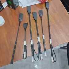 PU Leather Riding Crop Horse Whip Flogger Spanking Stick Slave Restraint Paddle