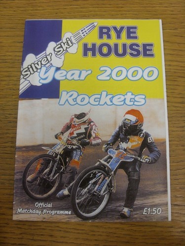 2000 speedway programme - speedway,