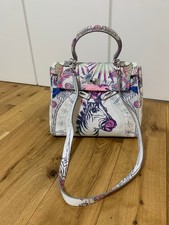 HERBINI zebra print handbag Hermes Kelly bag style design