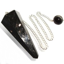 Nuummite dowsing pendulum - dowsing,