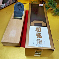 Hatsuhiro Kanna Japanese Smoothing Hand Plane 65mm Blue Steel #1 W/ Box