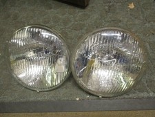 Pair of 7 inch sealed beam headlamps  MG  Austin Morris  Triumph etc