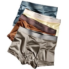 4PCS Men's Ice Silk Underwear