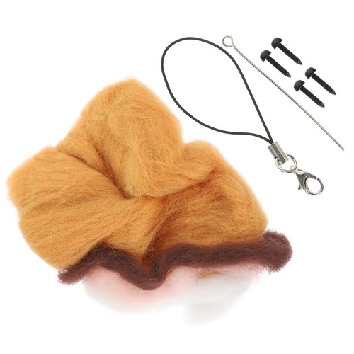 Set handmade wool felt - set, dog