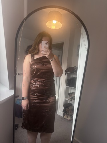 Oasis brown one - brown, one-shoulder