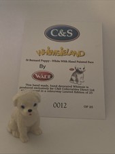 WADE - ST BERNARD PUPPY -WHITE