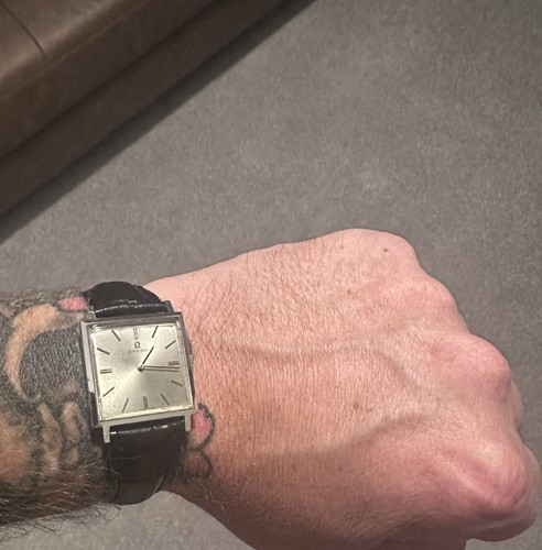 Omega square dial - dial, hand