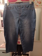 Peacocks Kate Blue Denim crop