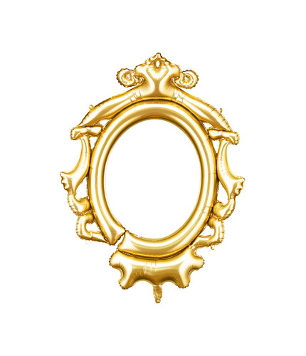 Gold foil balloon frame - foil,