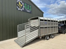 Ifor Williams 12 FT Livestock Trailer✅Cattle Gate✅ DP120S,Twin Axle, Sheep Decks