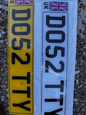 DOTTY DOTT DOROTHY CAR NUMBER PLATE REGISTRATION DOT DO52 TYY PRIVATE CAR REG