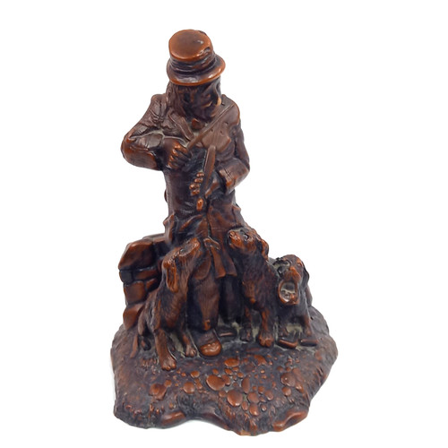 Vintage resin peddler swagman - resin,