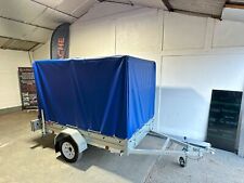 7x4 Box Trailer  inc Rear Ramp & Removable cover- 6ft High Roof Load, UK DELIVER