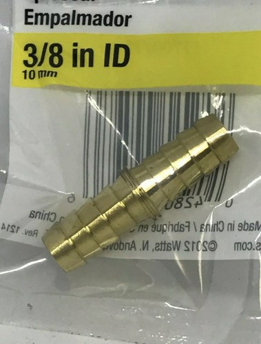 Brass hose splicer - x,