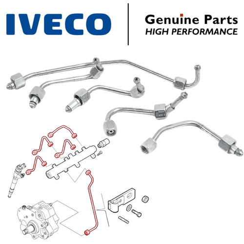 Fuel injector pipes - fuel, fits