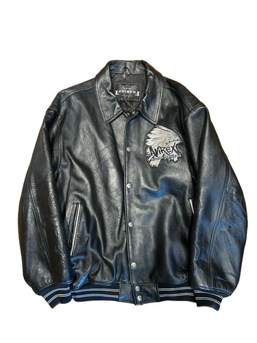 Avirex men leather jacket - men's,