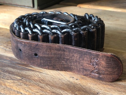 Religion brown leather belt - religion,