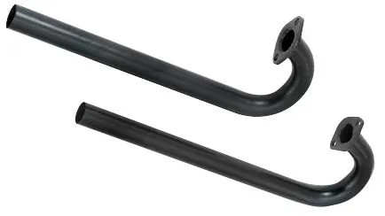 Black exhaust tubes - , vw