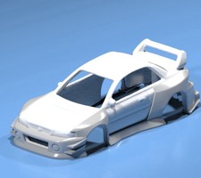 Body Kit For Hot Wheels Subaru 22B