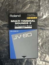 Roland PN-JV80-03 MULTI-TIMBRAL SOUNDS 2 for Expansion Board POP