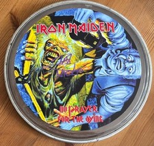 Iron maiden drumskin signed - drumskin,