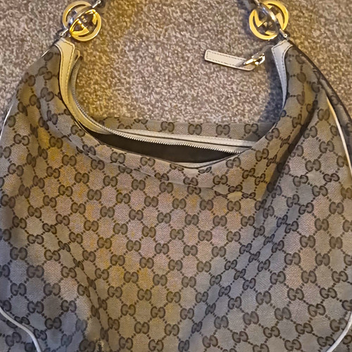 Gucci canvas leather - &,