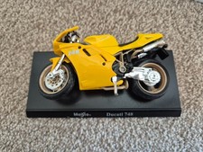 1/18 DUCATI 748 YELLOW DIECAST