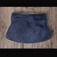 Vintage retro Raffia large