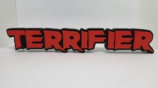 Terrifier Logo Sign 3D Printed