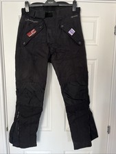 Weise Cordura Textile Motorcycle Trousers Black Size Small
