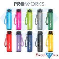 Proworks Sports Bottle BPA Free Plastic Water Bottles Adults Kids Drinks 500ml