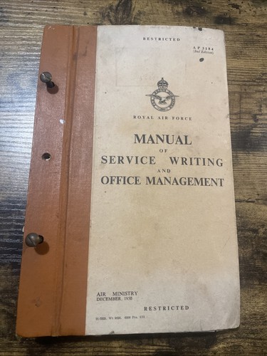 Raf royal air - raf, manual