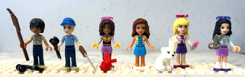 Lego friends minifigures - lego, /