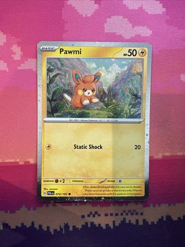 Pokemon card pawmi paldea - card,