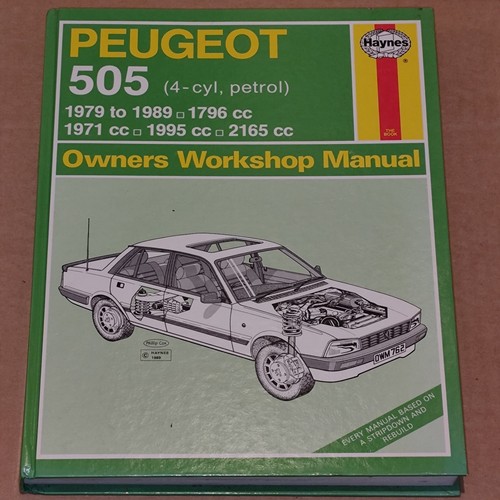 505 peugeot manual - peugeot, service