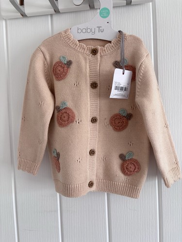 Baby girls pumpkin knitted - tu,