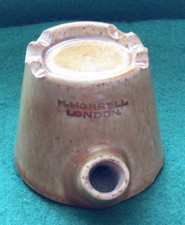 DOULTON TEAKETTLE INKWELL FOR H. MORRELL  DATED 1883