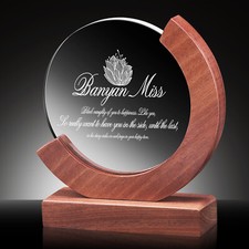 1PCS Free Customized Crystal