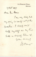 Field Marshall Jan Smuts Original Hand Signed Handwritten Letter COA AFTAL