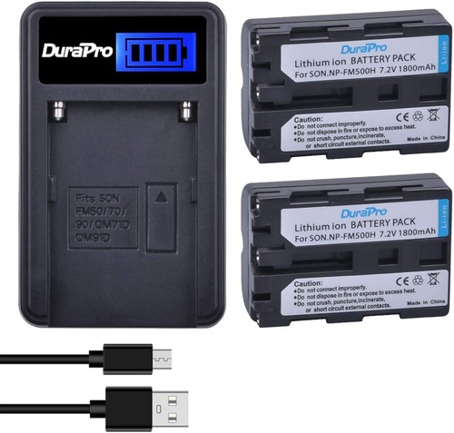 2pcs fm500h battery lcd - np-fm500h,