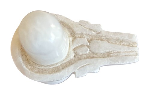 White marble shiva lingam - marble,