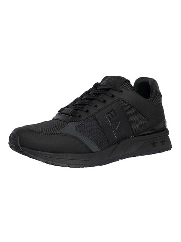 Ea7 men mesh logo - logo, trainers