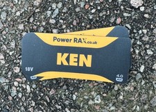 Personalised powertool battery
