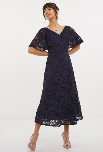 Joanna hope stretch navy - joanna, lined