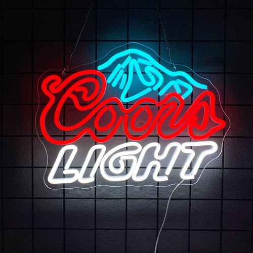 Coors light neon sign - coors,