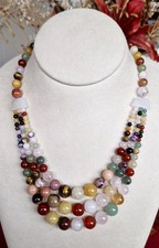 Ladies  Stone Necklace Semi