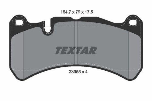 Textar 2395501 front - textar, pad