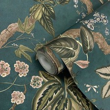 HOLDEN WALLPAPER AQUA TEAL