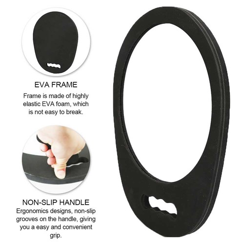 Hand mirror with - (black),