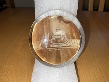 Old Glass Paperweight Scottish Regalia Picture